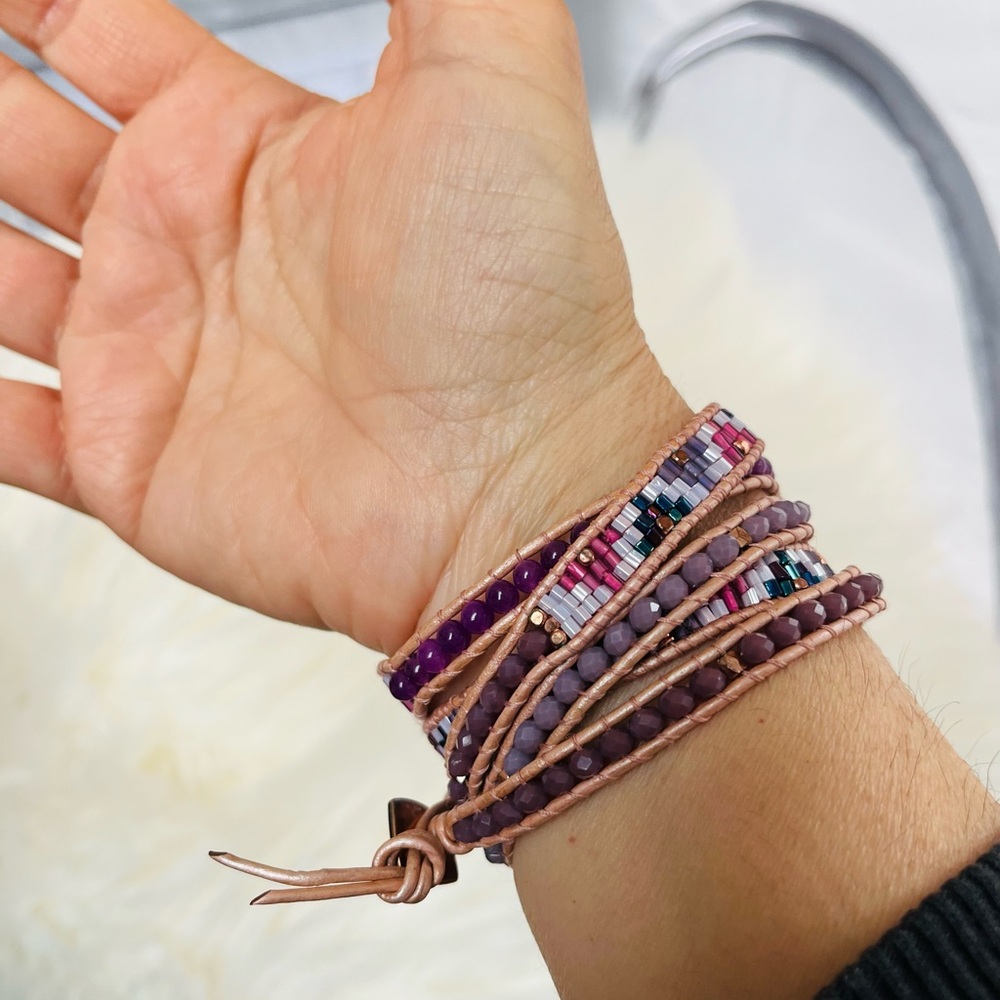 Nakamol Pink Wrap Bracelet - Picture 2 of 2